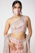 Noor One Shoulder Lehenga Set